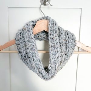 Chunky Crochet Cowl Scarf, Kids Scarf, Wolly Scarves